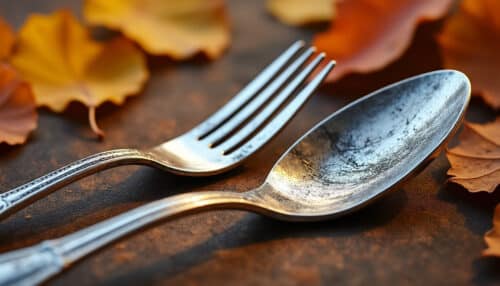 découvrez notre astuce d’automne pour redonner de l’éclat à vos couverts noircis et les rendre plus brillants que jamais, facilement et naturellement.