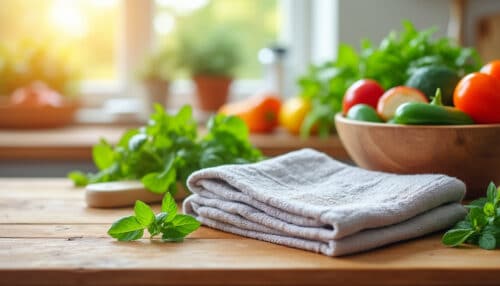 découvrez l’erreur courante que beaucoup commettent avec les torchons de cuisine. cette mauvaise habitude favorise la prolifération des bactéries sans que vous vous en rendiez compte. adoptez les bons gestes pour une cuisine plus saine !