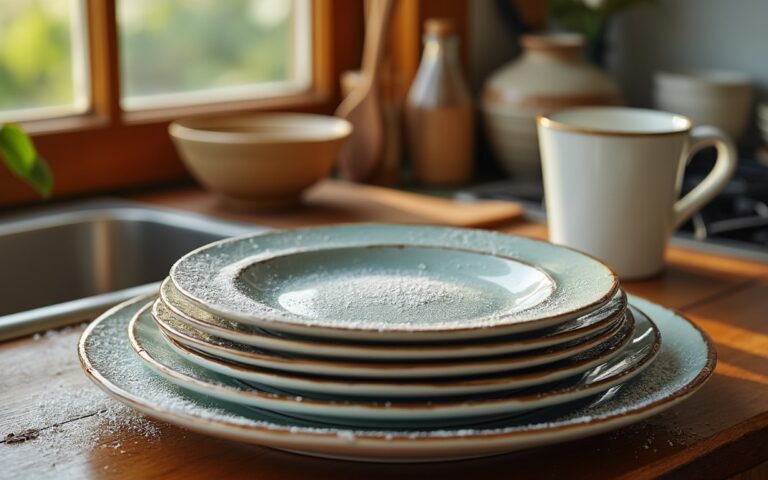 découvrez l’astuce de grand-mère infaillible pour redonner éclat et brillance à votre vaisselle terne. simple, économique et naturelle : adoptez cette méthode pour des assiettes et verres comme neufs !