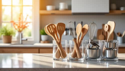 découvrez 5 astuces efficaces pour organiser vos ustensiles de cuisine, optimiser l’espace et profiter d’une cuisine bien rangée et fonctionnelle au quotidien.