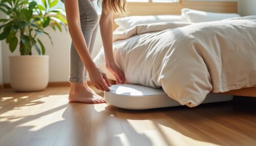 découvrez cette astuce simple à placer sous le lit pour éliminer l’humidité et les mauvaises odeurs pendant la nuit. réveillez-vous dans une chambre fraîche et saine grâce à ce geste facile et efficace !