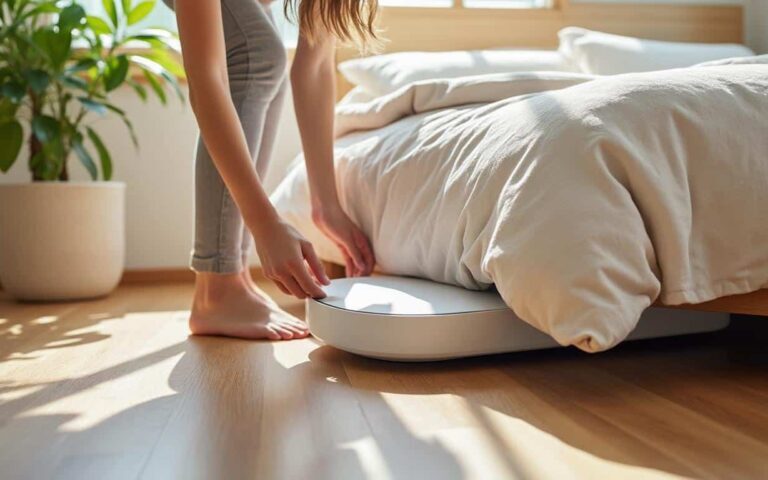 découvrez cette astuce simple à placer sous le lit pour éliminer l’humidité et les mauvaises odeurs pendant la nuit. réveillez-vous dans une chambre fraîche et saine grâce à ce geste facile et efficace !