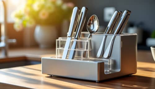 découvrez l'accessoire innovant qui transforme l'organisation de vos couverts à la maison. optimisez votre rangement, gagnez de la place et simplifiez votre quotidien grâce à cette solution incontournable !