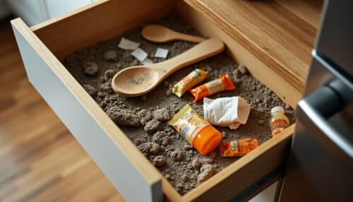 découvrez pourquoi vos tiroirs de cuisine peuvent abriter plus de saletés et de bactéries que votre réfrigérateur, et apprenez comment les nettoyer efficacement pour une cuisine plus saine.