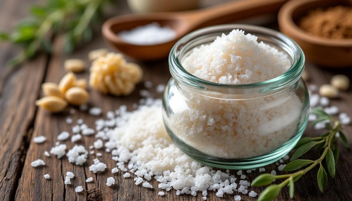 découvrez l’astuce de grand-mère pour éviter l’humidité et les grumeaux dans le sel : ajoutez simplement un grain de riz dans votre salière pour garder votre sel bien sec et facile à verser.