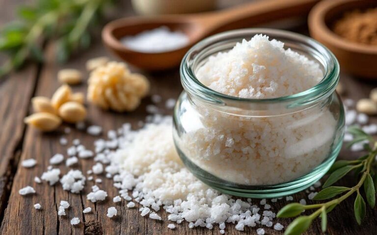 découvrez l’astuce de grand-mère pour éviter l’humidité et les grumeaux dans le sel : ajoutez simplement un grain de riz dans votre salière pour garder votre sel bien sec et facile à verser.