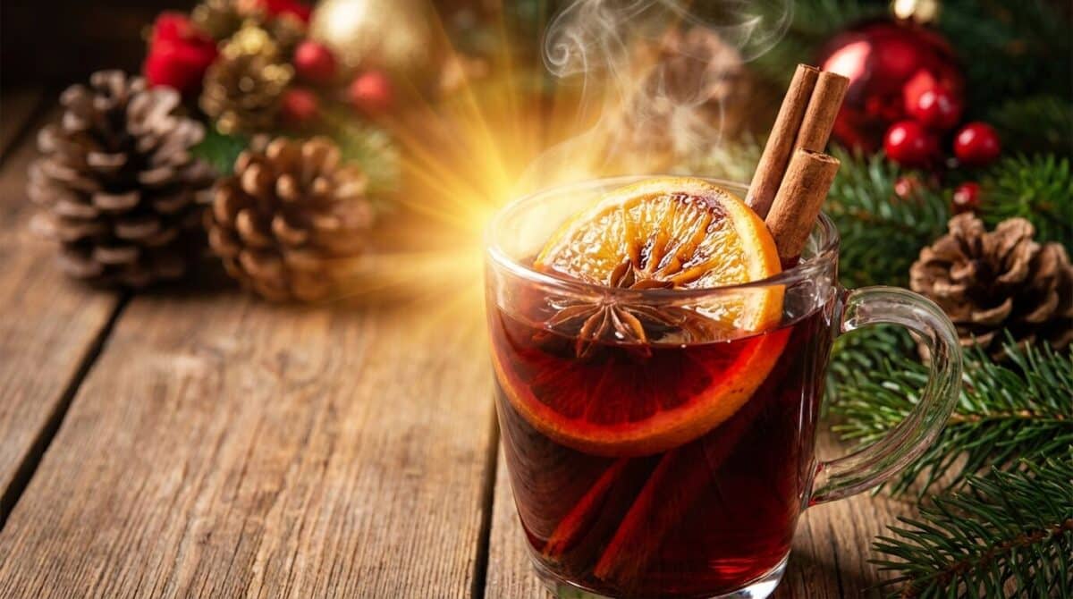 Découvrez notre recette traditionnelle et savoureuse de vin chaud de Noël, parfaite pour réchauffer vos soirées festives avec des épices authentiques et un goût irrésistible.