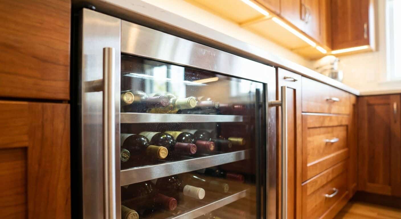 Découvrez notre guide complet des caves à vin encastrables avec des conseils pratiques pour bien choisir le modèle adapté à vos besoins et à votre intérieur.