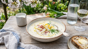 Deze soep met Hollandse asperges maak ik in 20 minuten voor het hele gezin