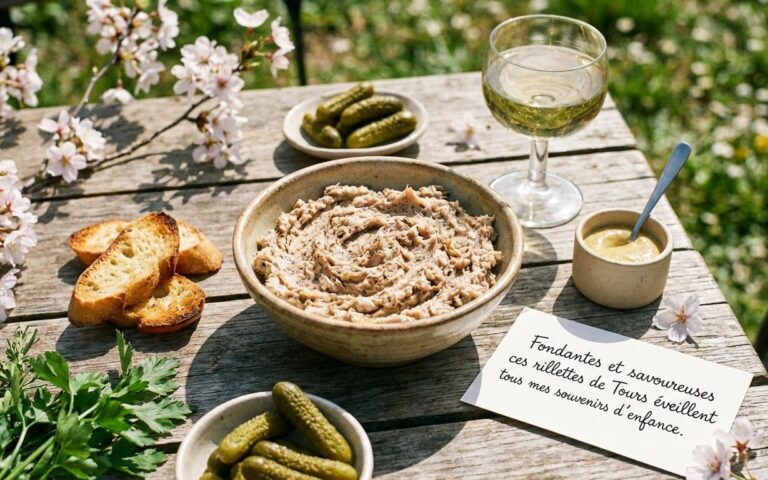 Fondantes et savoureuses ces rillettes de Tours éveillent tous mes souvenirs d’enfance