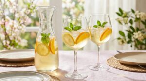 J’ai servi ce cocktail au vin blanc et sureau au repas de famille, succès immédiat