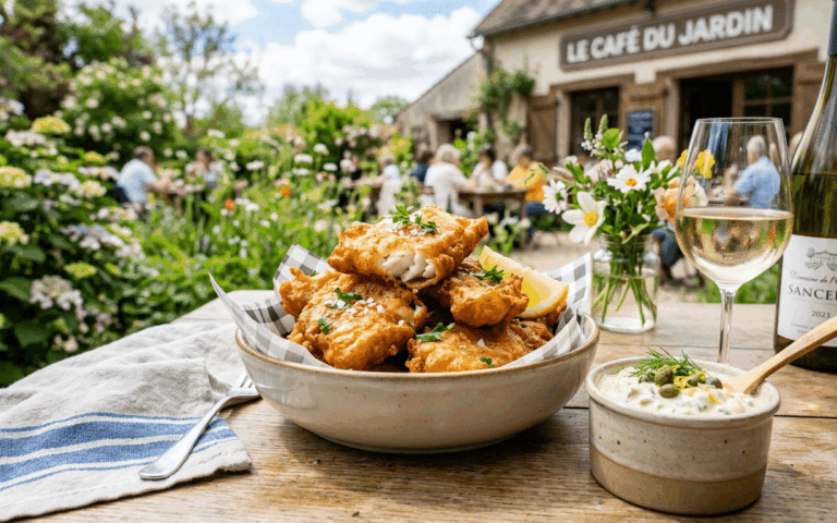 Knapperig, fris en klaar in 25 minuten: snelle lente-kibbeling met saus