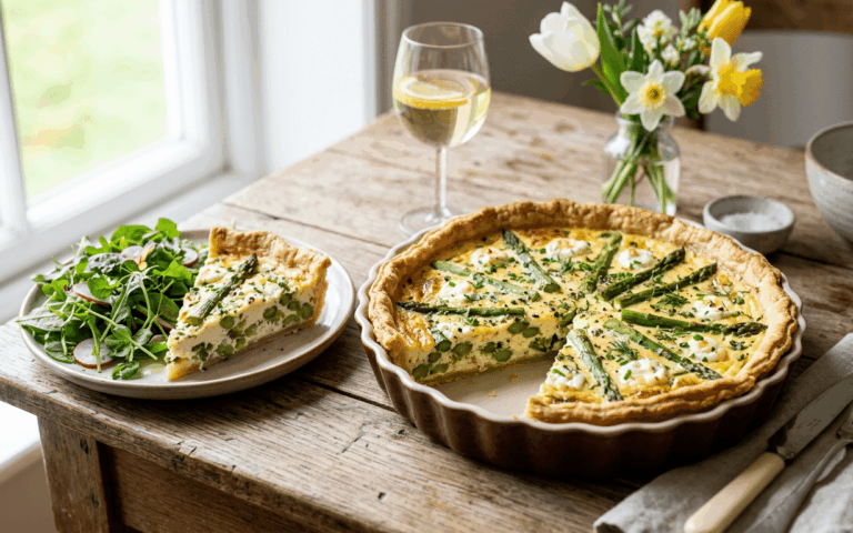 Ma quiche aux asperges printanières fond en bouche en moins de 20 minutes