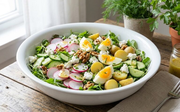 Ton salade printanière aux radis étonnera tes papilles gustatives