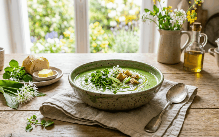 Veloutée, fraîche et relevée : cette soupe printanière fait un carton à l’apéro entre amis