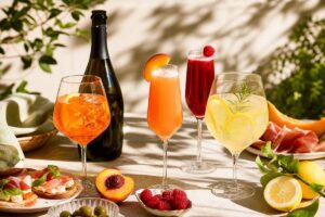 Cocktails au prosecco pour l’apéritif