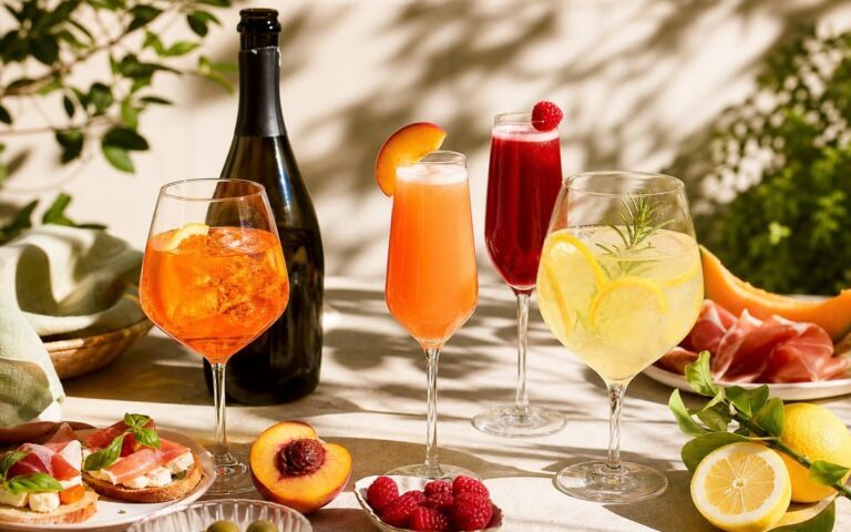 Cocktails au prosecco pour l’apéritif